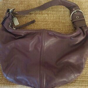 Unique and Rare Purple Vintage Coach Bag
